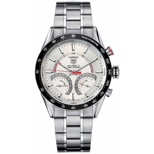 TAG Heuer Carrera Calibre S Laptimer 43 Stainless Steel / Silver / Bracelet
